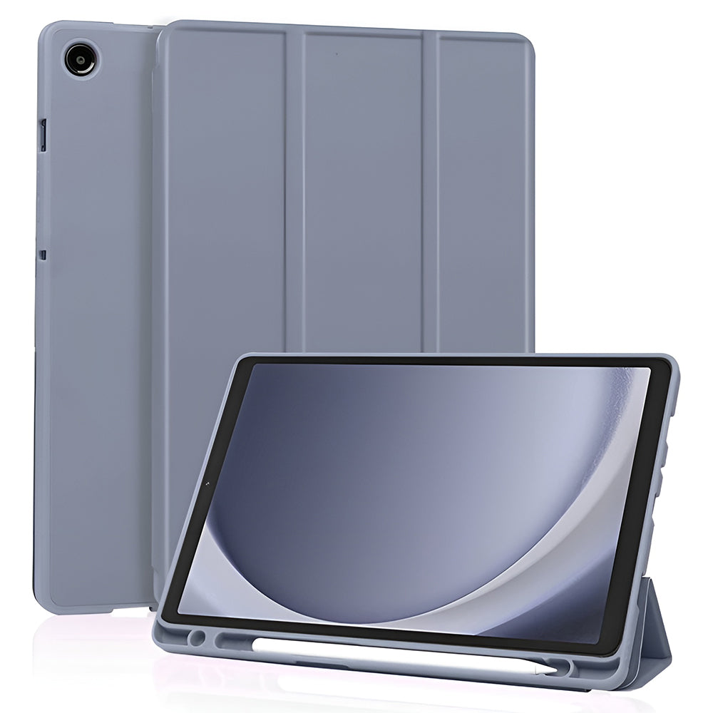 Kotelo Samsung Galaxy Tab A11 / Tab A9, Techsuit, Flex Trifold Uusi Malli, Violetti