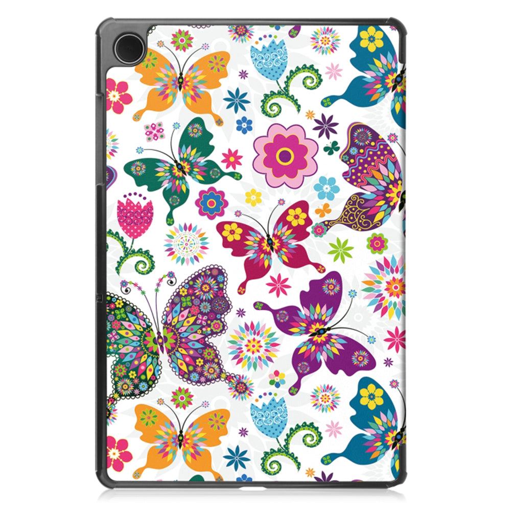 Kuori Samsung Galaxy Tab A11 / Tab A9:lle, Techsuit, FoldPro Butterfly Uusi Malli, Monivärinen