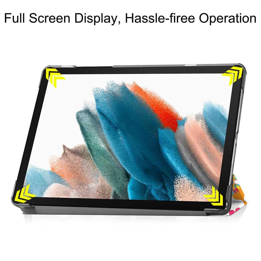 Kuori Samsung Galaxy Tab A11 / Tab A9:lle, Techsuit, FoldPro Butterfly Uusi Malli, Monivärinen