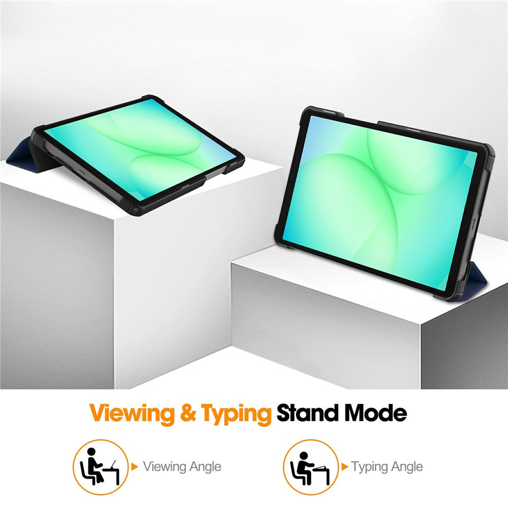 Kuori Samsung Galaxy Tab A11 / Tab A9:lle, Techsuit, FoldPro Uusi Malli, Sininen