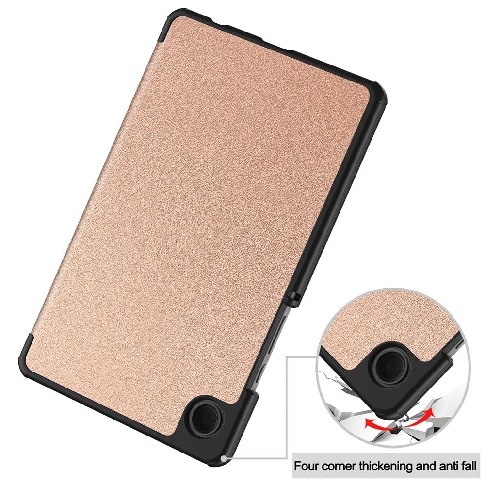 Suojakotelo Samsung Galaxy Tab A11 / Tab A9, Techsuit, FoldPro, Kultainen Vaaleanpunainen