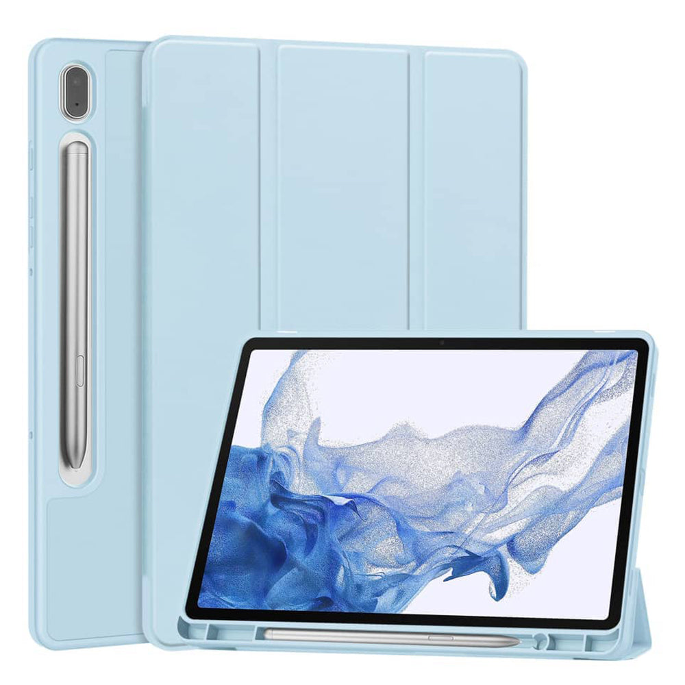Kotelo Samsung Galaxy Tab S11 Ultra, Techsuit, Flex Trifold, Sininen