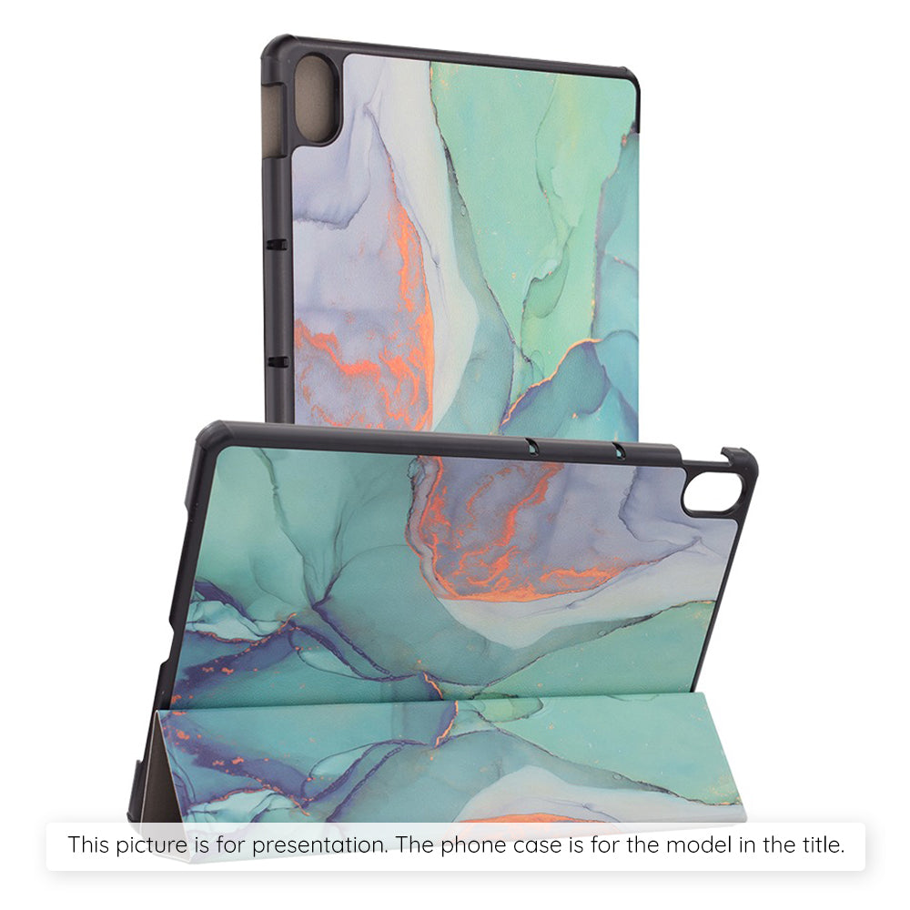 Kuori Samsung Galaxy Tab S12 Plus -tabletille, Techsuit, FoldPro Green Time, monivärinen