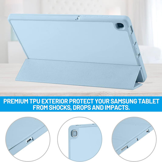 Suojakuori Samsung Galaxy Tab S6 Lite (2024) / Tab S6 Lite (2022) / Tab S6 Lite (2020) -tabletille, Techsuit, Flex Trifold, Sininen
