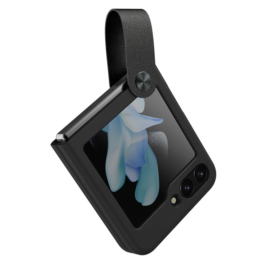 Kuori Samsung Galaxy Z Flip5 F731:lle, Nillkin, Flex, Musta
