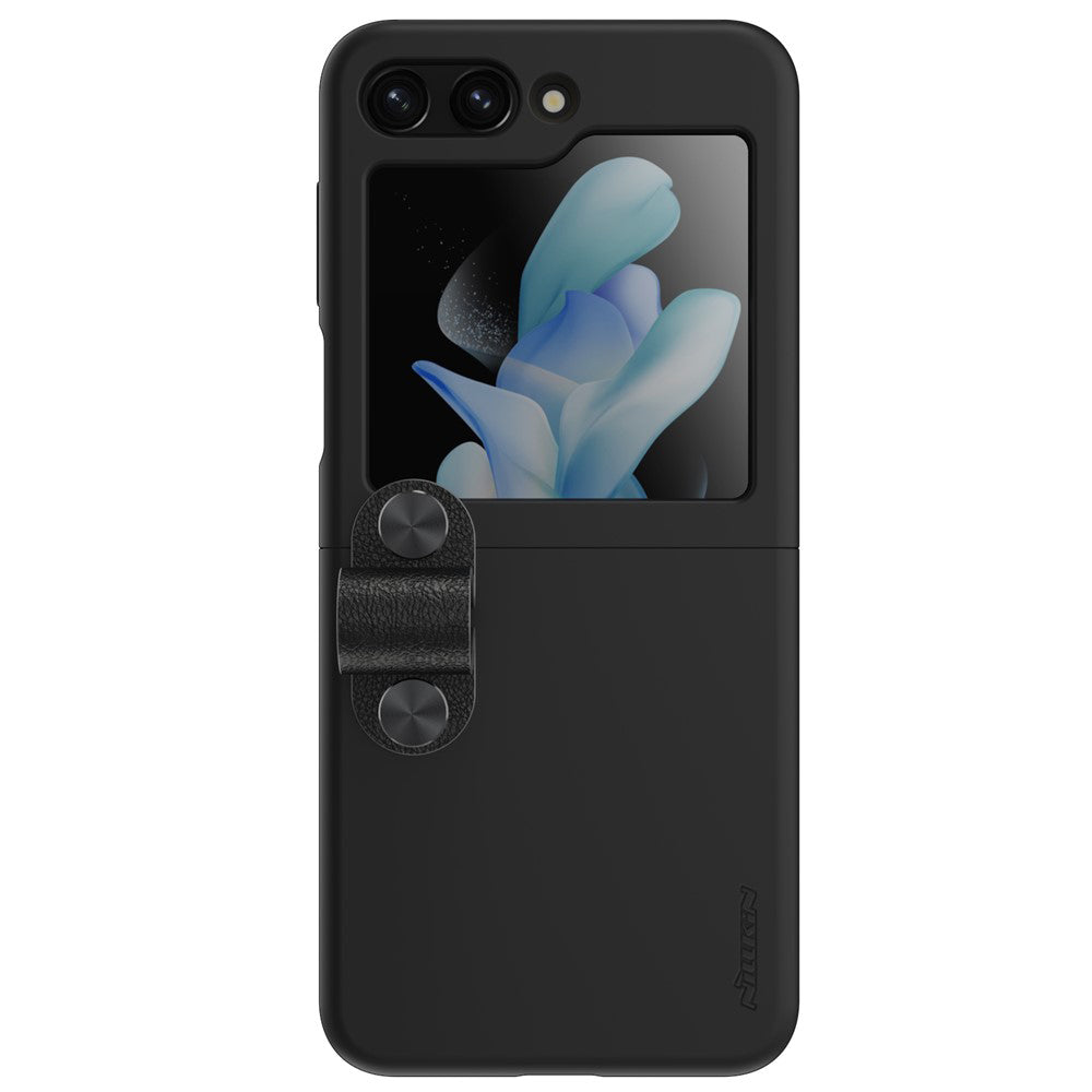 Kuori Samsung Galaxy Z Flip5 F731:lle, Nillkin, Flex, Musta