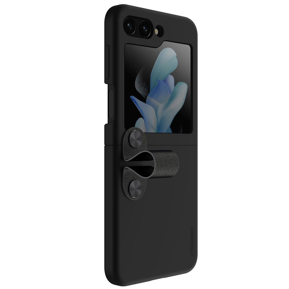 Kuori Samsung Galaxy Z Flip5 F731:lle, Nillkin, Flex, Musta