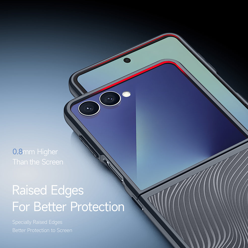 Kuori Samsung Galaxy Z Flip7 F766:lle, DUX DUCIS, Aimo, Musta