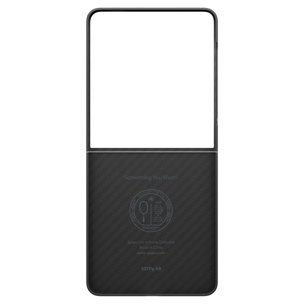 Kotelo Samsung Galaxy Z Flip7 F766:lle, Spigen, Air Skin, Musta ACS09564