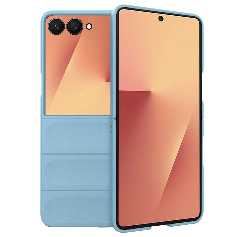 Kuori Samsung Galaxy Z Flip7 F766:lle, Techsuit, Magic Shield, Sininen