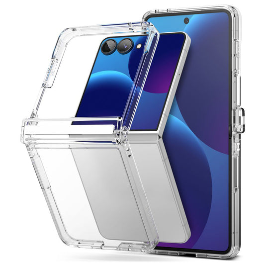 Kuori Samsung Galaxy Z Flip8 F776:lle, Ringke, Fusion Flap, Läpinäkyvä