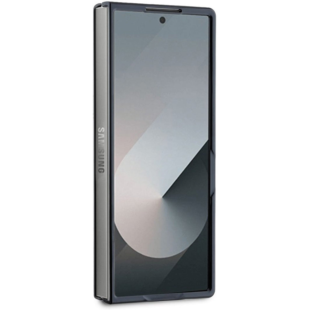 Suojakotelo Samsung Galaxy Z Fold6 F956, Guess, 4G Metal Logo, Ruskea