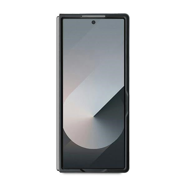 Kotelo Samsung Galaxy Z Fold6 F956:lle, Karl Lagerfeld, Saffiano Monogram Karl's Head Metal, Musta