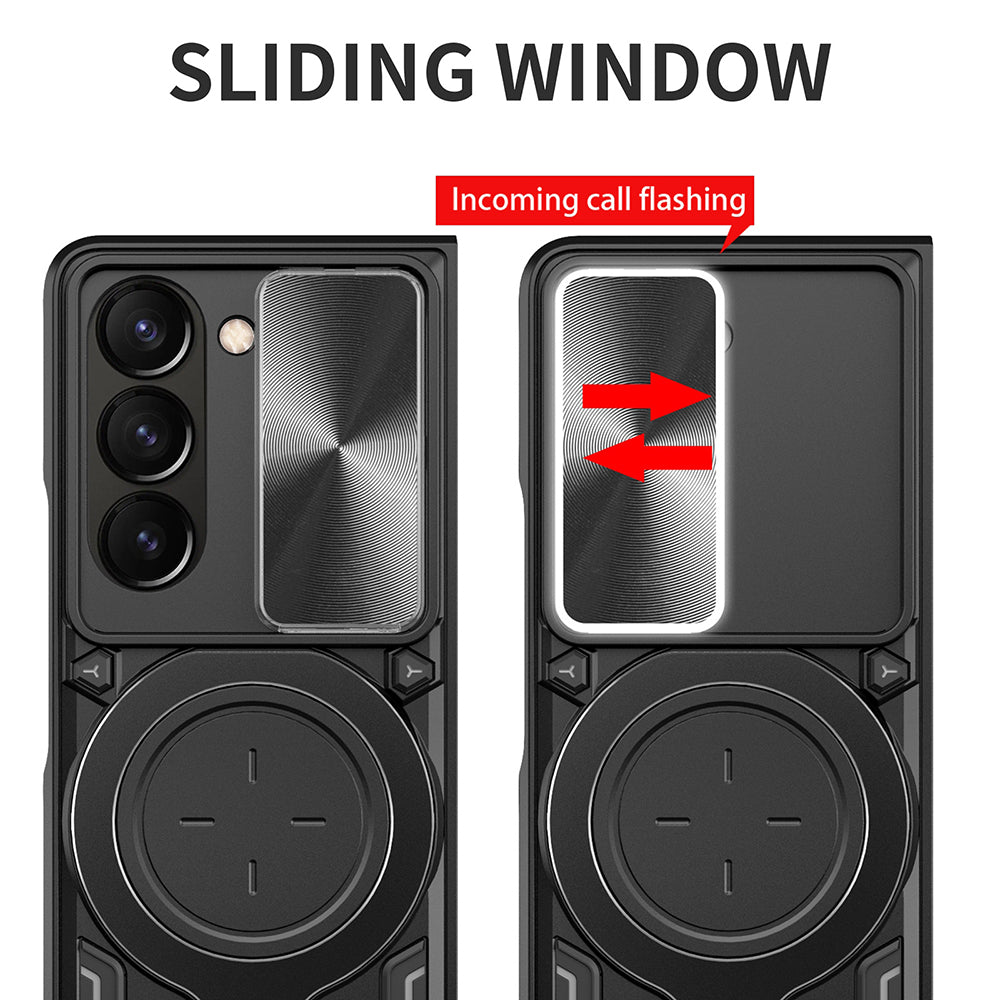 Kuori Samsung Galaxy Z Fold6 F956:lle, Techsuit, CamGuard Pro, vaaleanpunakultainen