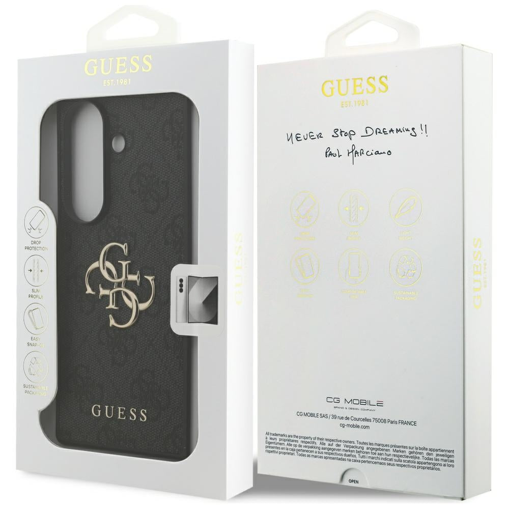 Suojakotelo Samsung Galaxy Z Fold7 F966:lle, Guess, 4G Big Logo, Musta