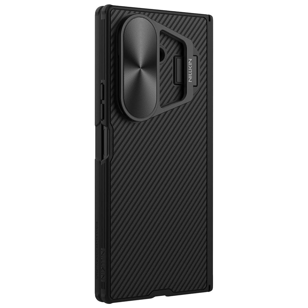 Kuori Samsung Galaxy Z Fold7 F966:lle, Nillkin, CamShield Prop metallilinssinsuojalla, musta