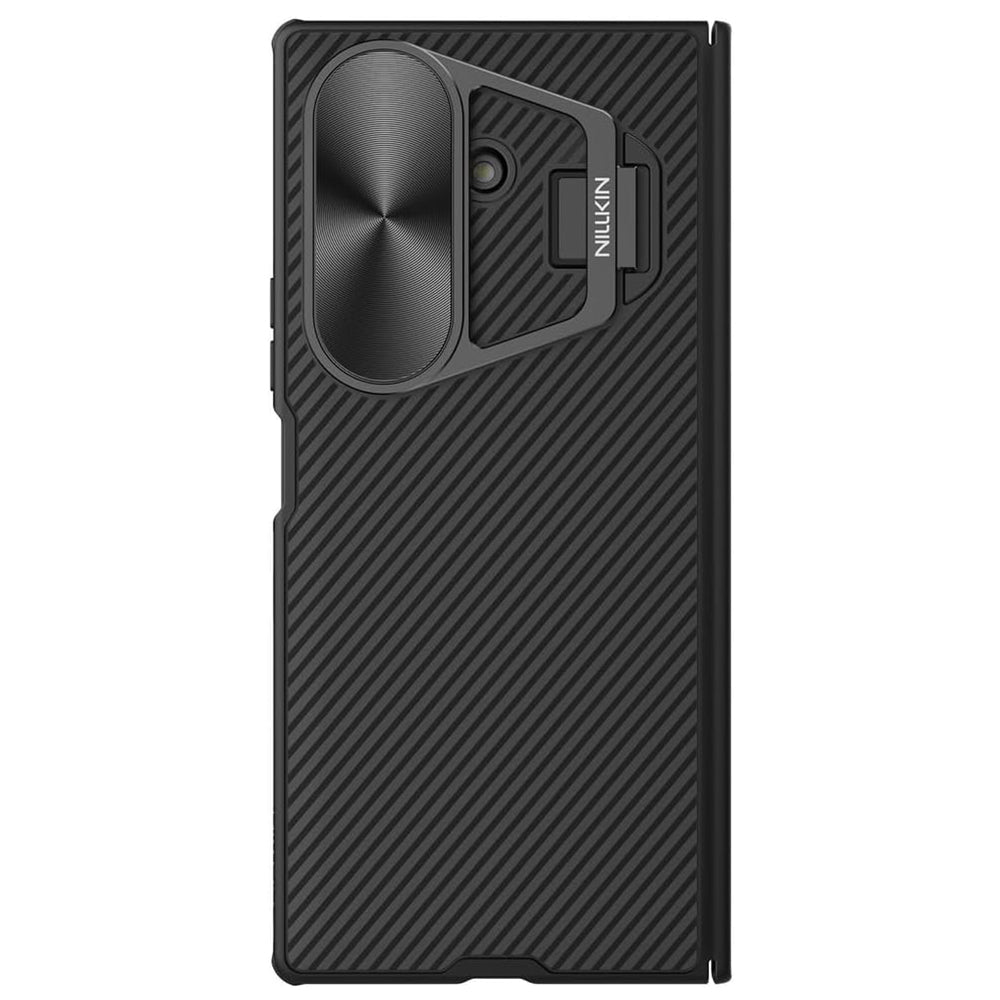 Kuori Samsung Galaxy Z Fold7 F966:lle, Nillkin, CamShield Prop metallilinssinsuojalla, musta