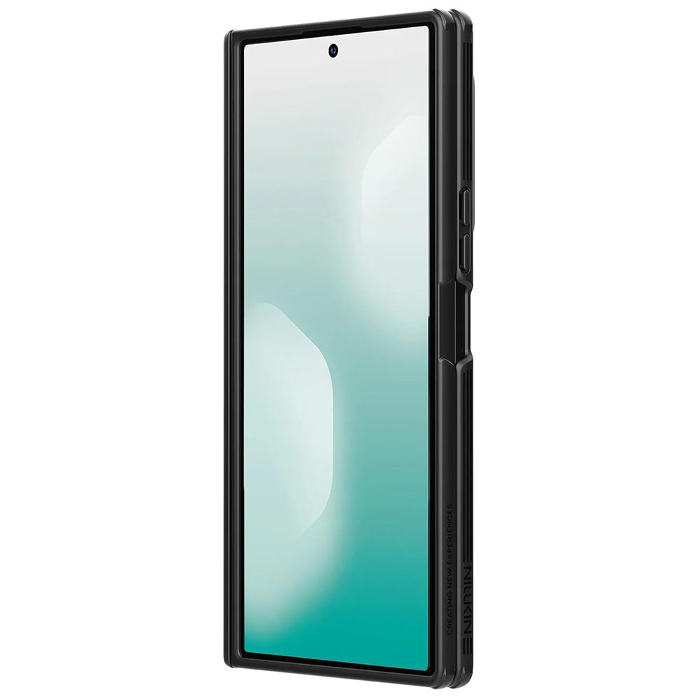 Kuori Samsung Galaxy Z Fold7 F966:lle, Nillkin, CamShield Prop läpinäkyvällä linssinsuojalla, musta