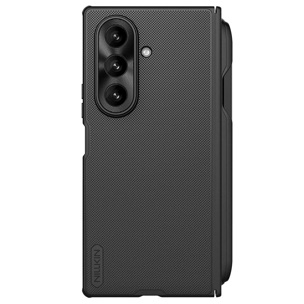 Kuori Samsung Galaxy Z Fold7 F966:lle, Nillkin, Super Frosted Shield kynätelineellä, musta