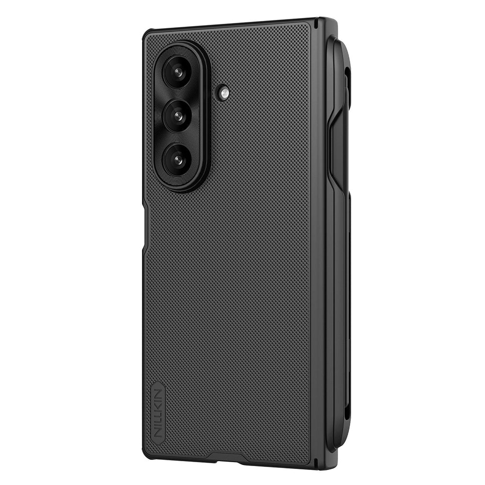 Kuori Samsung Galaxy Z Fold7 F966:lle, Nillkin, Super Frosted Shield kynätelineellä, musta