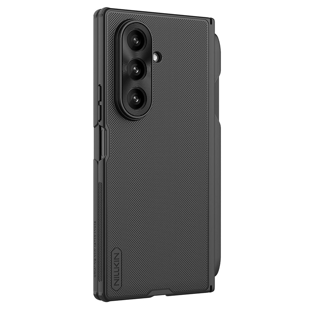 Kuori Samsung Galaxy Z Fold7 F966:lle, Nillkin, Super Frosted Shield kynätelineellä, musta