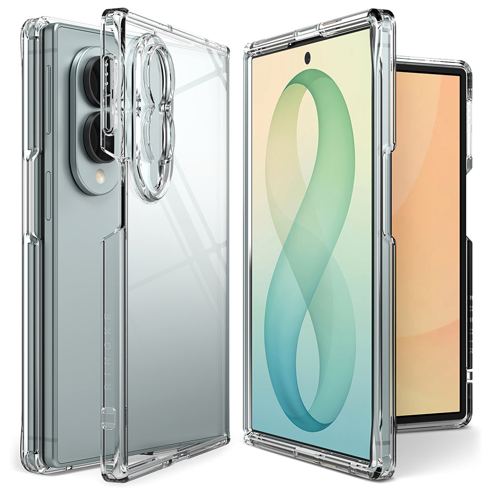Suojakuori Samsung Galaxy Z Fold8 F971 -puhelimelle, Ringke Fusion, läpinäkyvä