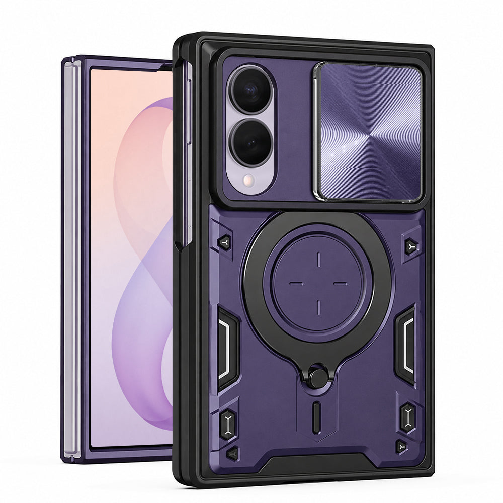 Kuori Samsung Galaxy Z Fold8 F971:lle, Techsuit, CamGuard Pro, Violetti