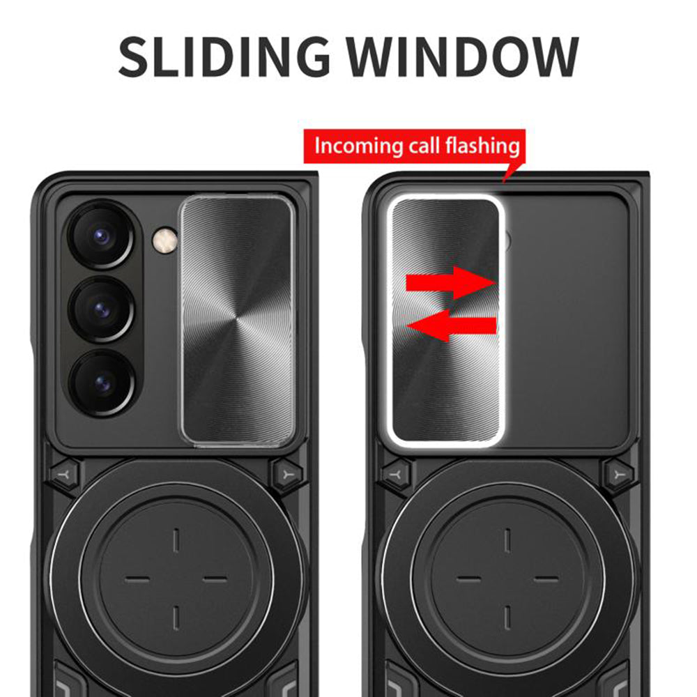 Kuori Samsung Galaxy Z Fold8 F971:lle, Techsuit, CamGuard Pro, Violetti