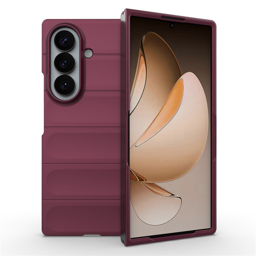 Kuori Samsung Galaxy Z Fold8 Ultra F976:lle, Techsuit, Magic Shield, Viininpunainen