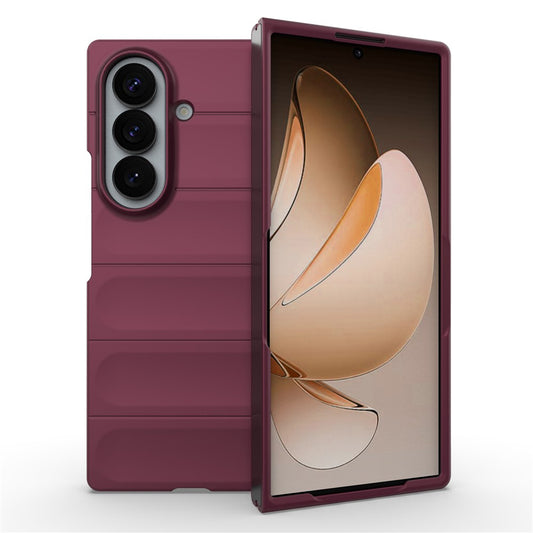 Kuori Samsung Galaxy Z Fold8 Ultra F976:lle, Techsuit, Magic Shield, Viininpunainen