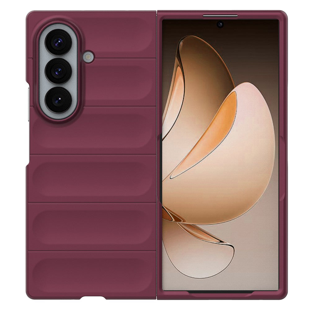 Kuori Samsung Galaxy Z Fold8 Ultra F976:lle, Techsuit, Magic Shield, Viininpunainen