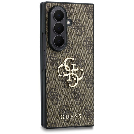 Kuori Samsung Galaxy Z Fold8 Ultra F976:lle, Guess, 4G Big Logo, Ruskea