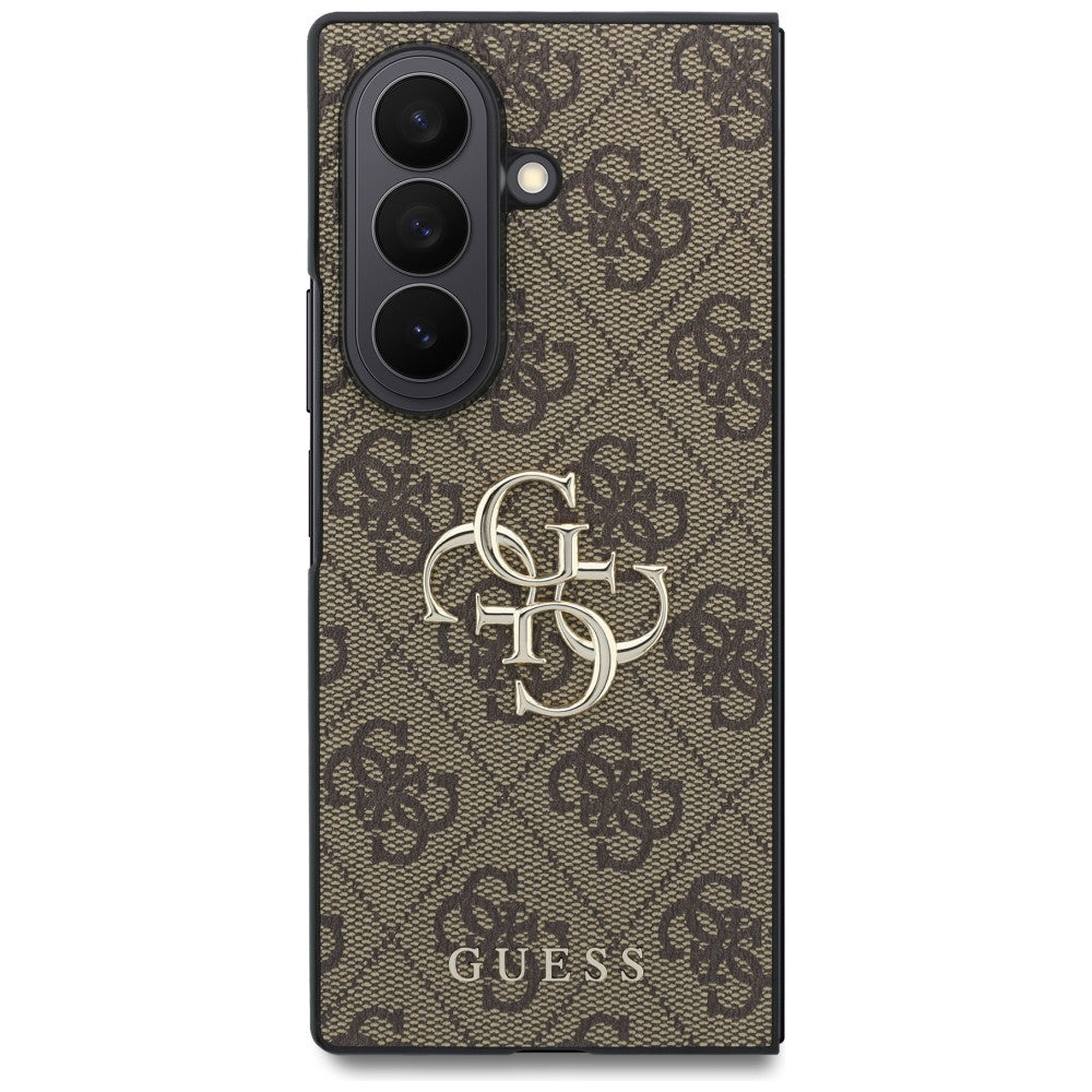 Kuori Samsung Galaxy Z Fold8 Ultra F976:lle, Guess, 4G Big Logo, Ruskea