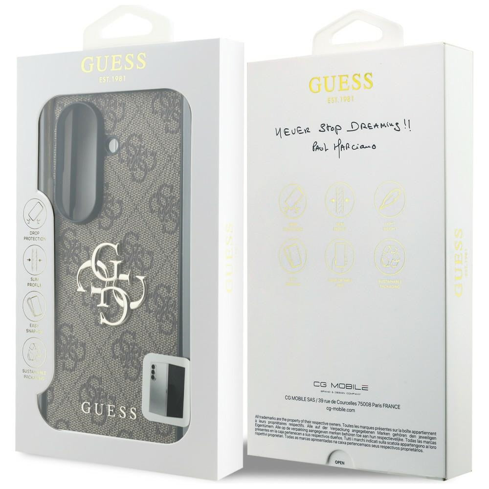 Kuori Samsung Galaxy Z Fold8 Ultra F976:lle, Guess, 4G Big Logo, Ruskea