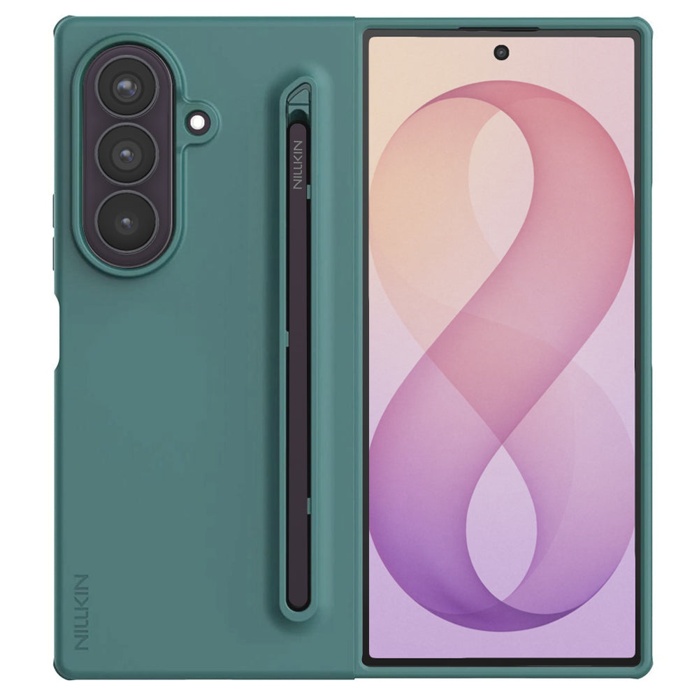 Kuori Samsung Galaxy Z Fold8 Ultra F976:lle, Nillkin, Flex Pure S-Pen -pidikkeellä, Vihreä
