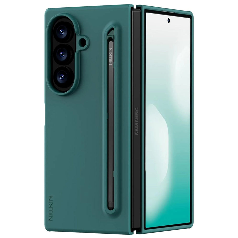 Kuori Samsung Galaxy Z Fold8 Ultra F976:lle, Nillkin, Flex Pure S-Pen -pidikkeellä, Vihreä