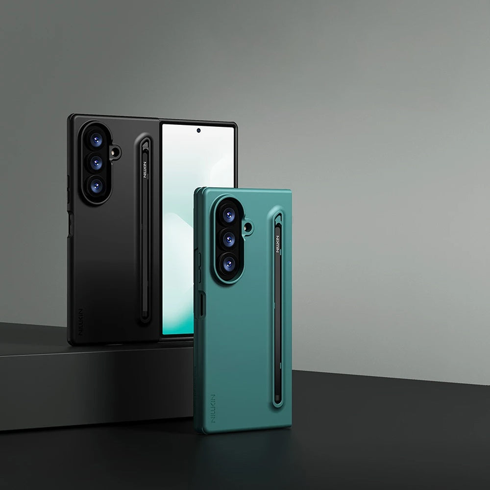 Kuori Samsung Galaxy Z Fold8 Ultra F976:lle, Nillkin, Flex Pure S-Pen -pidikkeellä, Vihreä