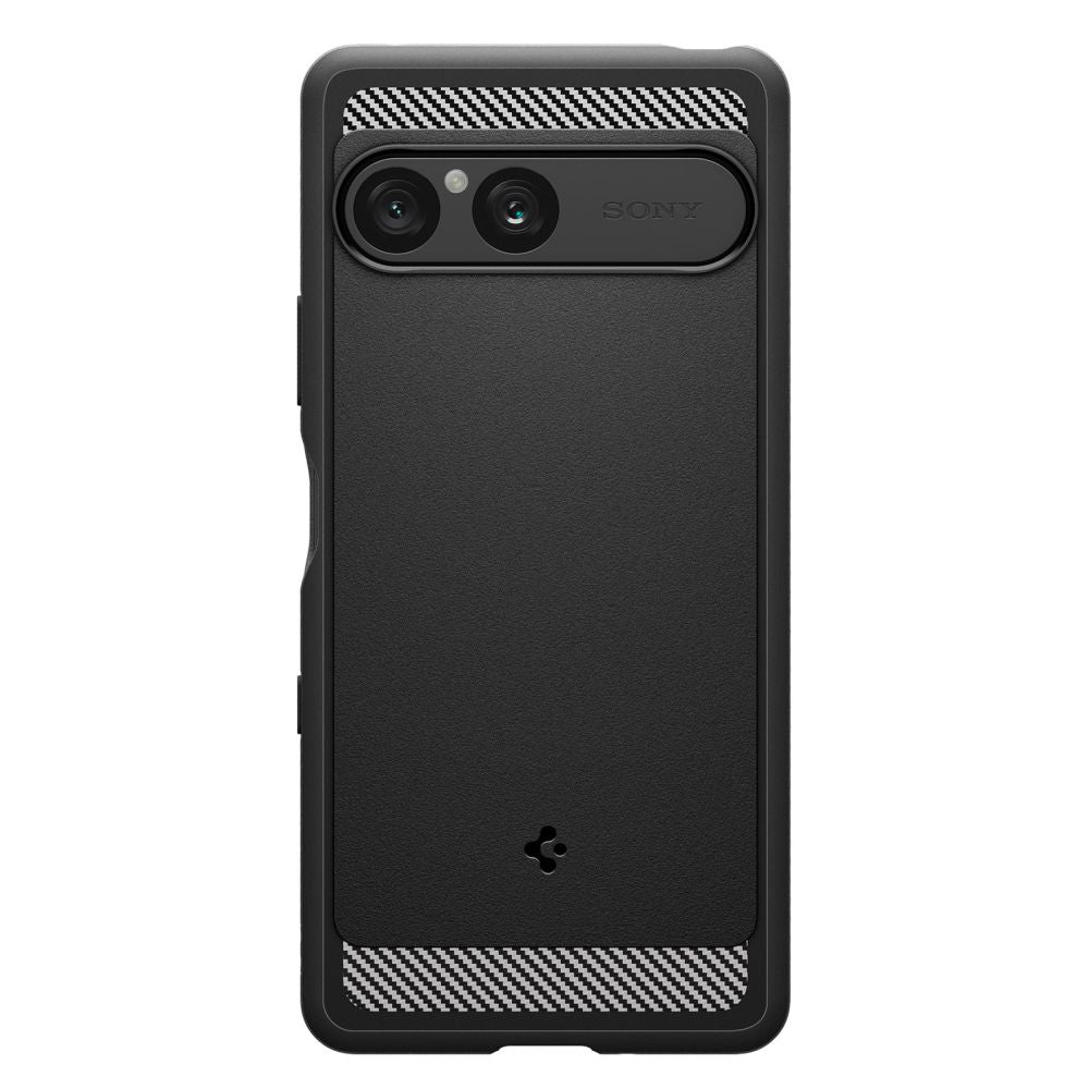 Kuori Sony Xperia 10 VII:lle, Spigen, Rugged Armor, Musta ACS09592