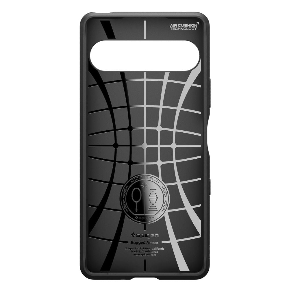 Kuori Sony Xperia 10 VII:lle, Spigen, Rugged Armor, Musta ACS09592