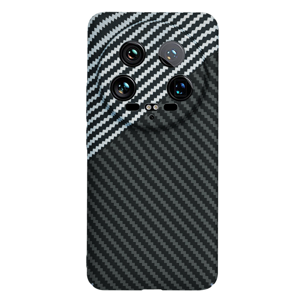 Kuori Xiaomi 14 Ultralle, Techsuit, Carbonite FiberShell, Musta Harmaa