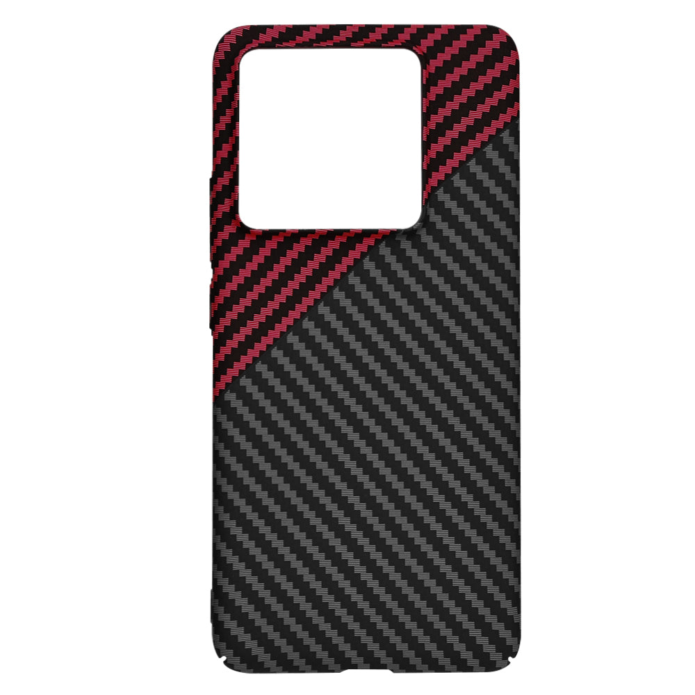 Kuori Xiaomi 14T Pro:lle, Techsuit, Carbonite FiberShell, Musta Punainen