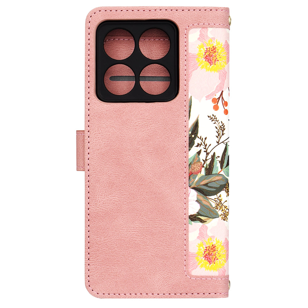 Kuori Xiaomi 14T:lle, Techsuit, FlipCraft, Vaaleanpunainen