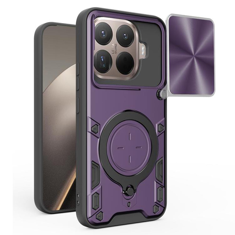 Suojakotelo Xiaomi 15T Pro:lle, Techsuit, CamGuard Pro, Violetti