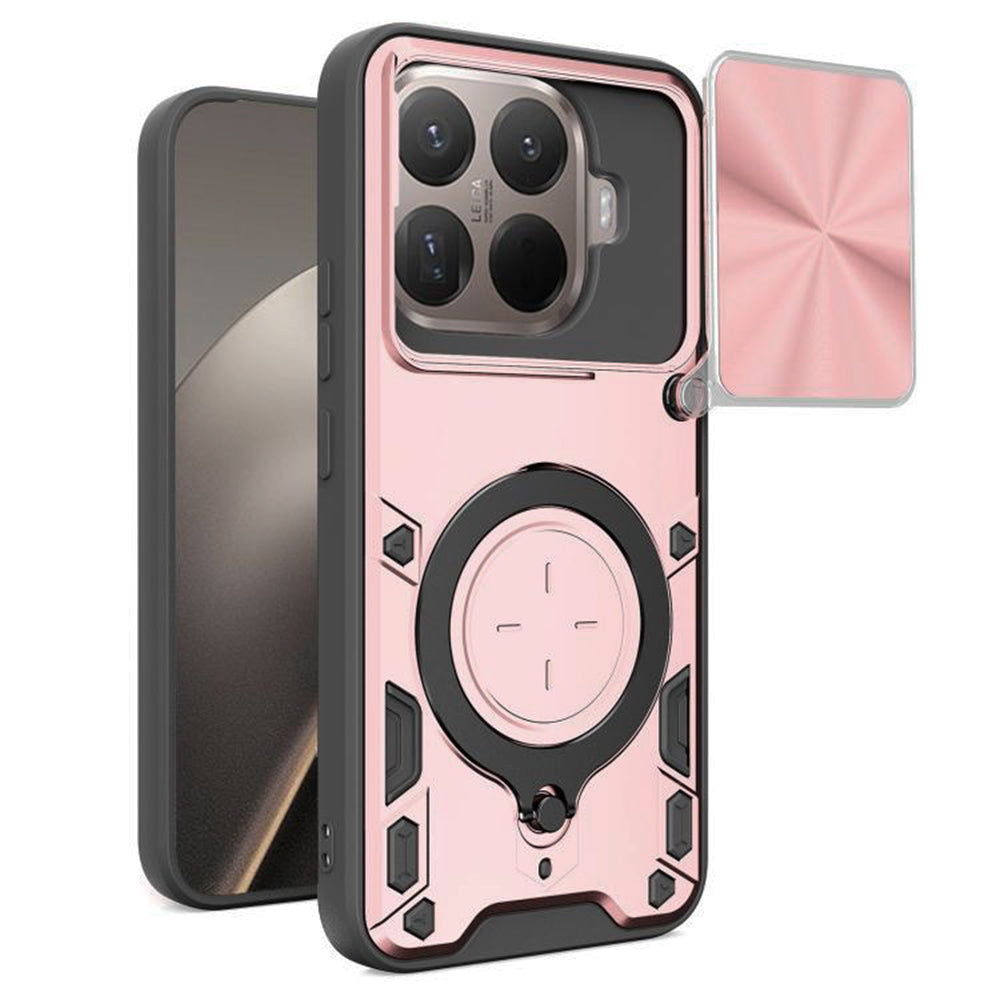 Suojakotelo Xiaomi 15T Pro:lle, Techsuit, CamGuard Pro, Pinkki