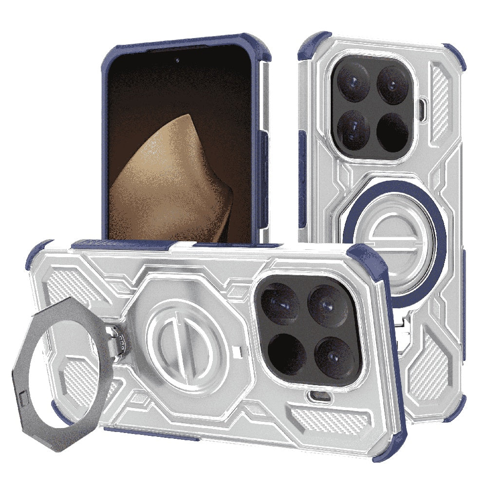 Suojakotelo Xiaomi 15T Pro:lle, Techsuit, Carbon Shield Pro, Sininen