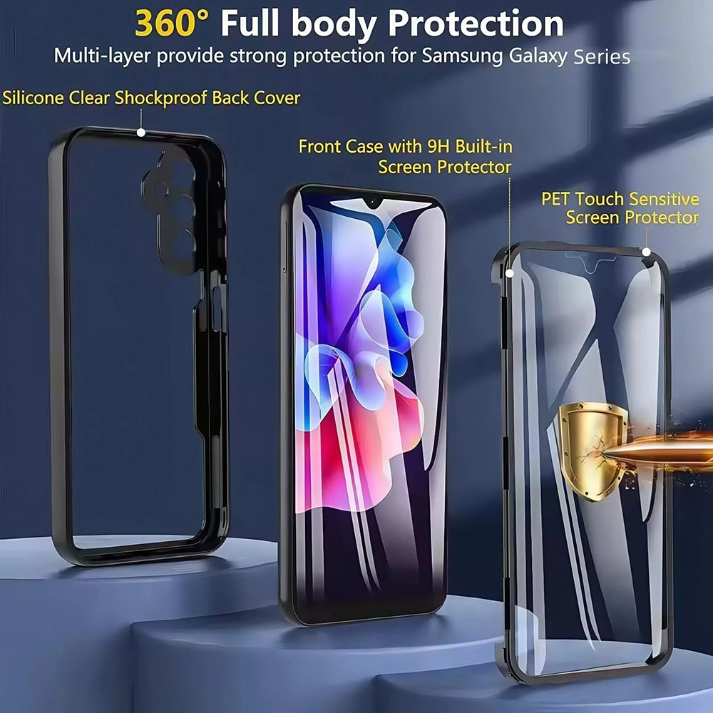 Suojakotelo Xiaomi 15T Pro:lle, Techsuit, ColorVerse 360, Musta