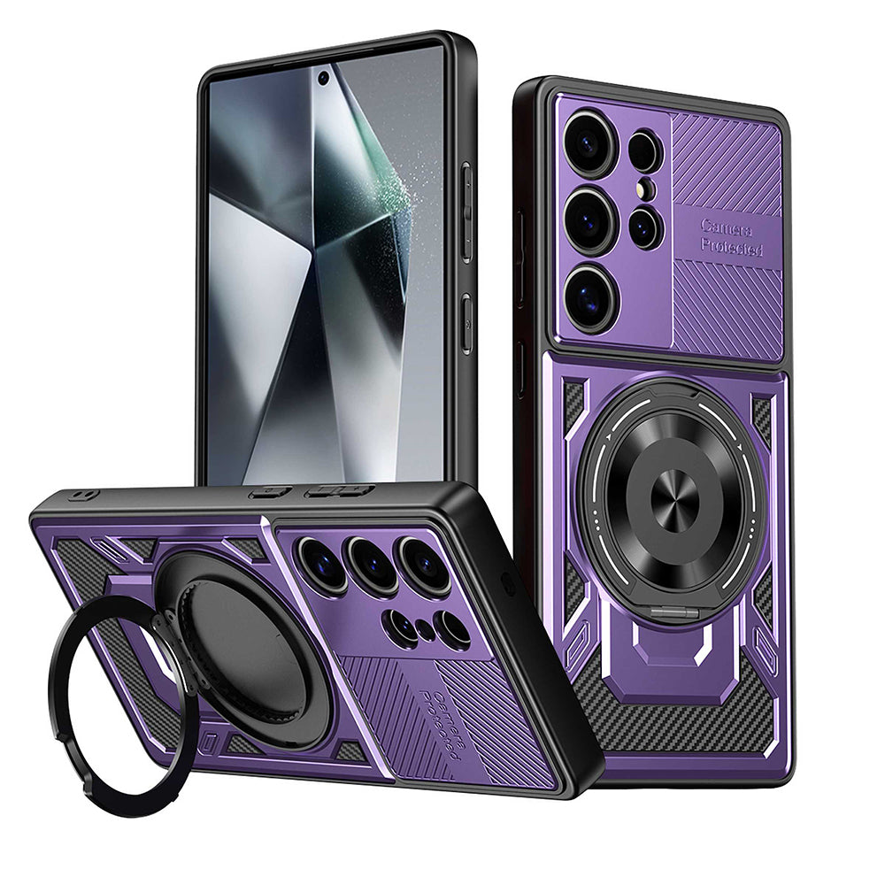 Suojakotelo Xiaomi 15T Prolle, Techsuit, RuggedCam, Violetti