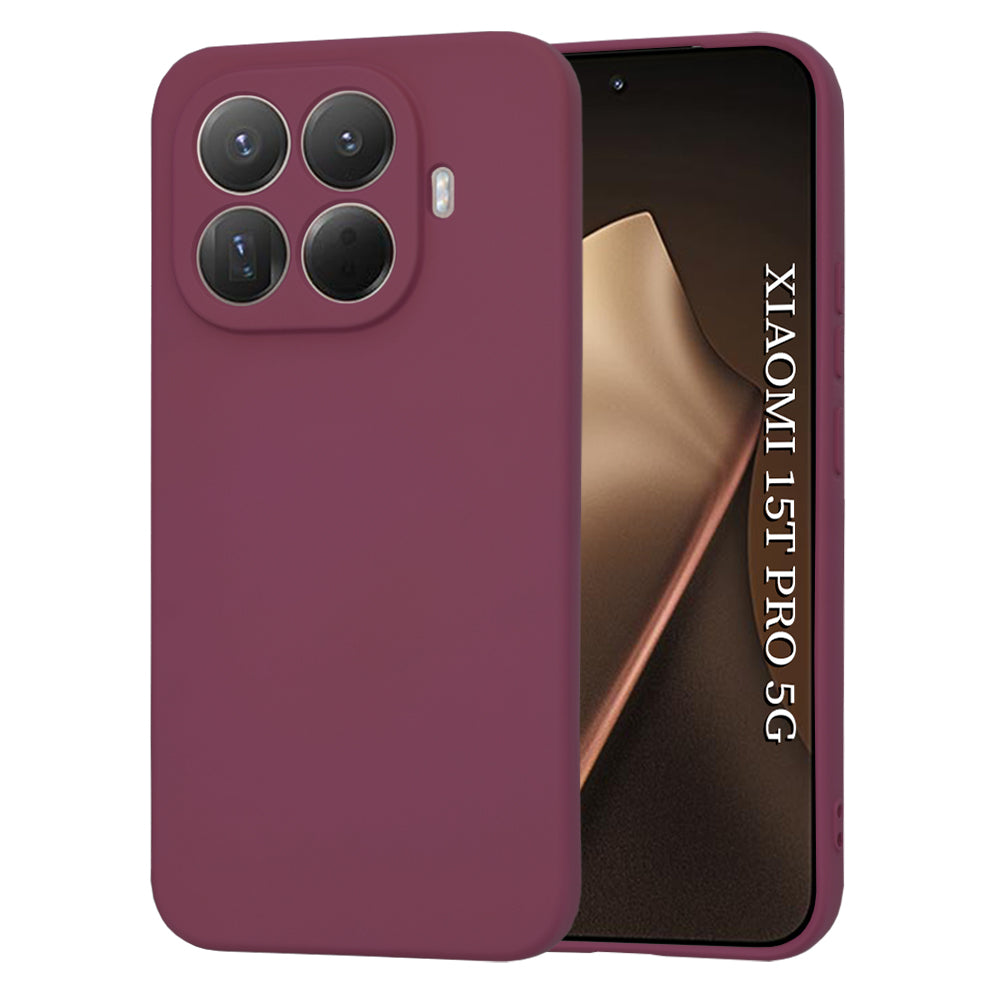 Case for Xiaomi 15T Pro, Techsuit, SoftFlex, Cherry Red