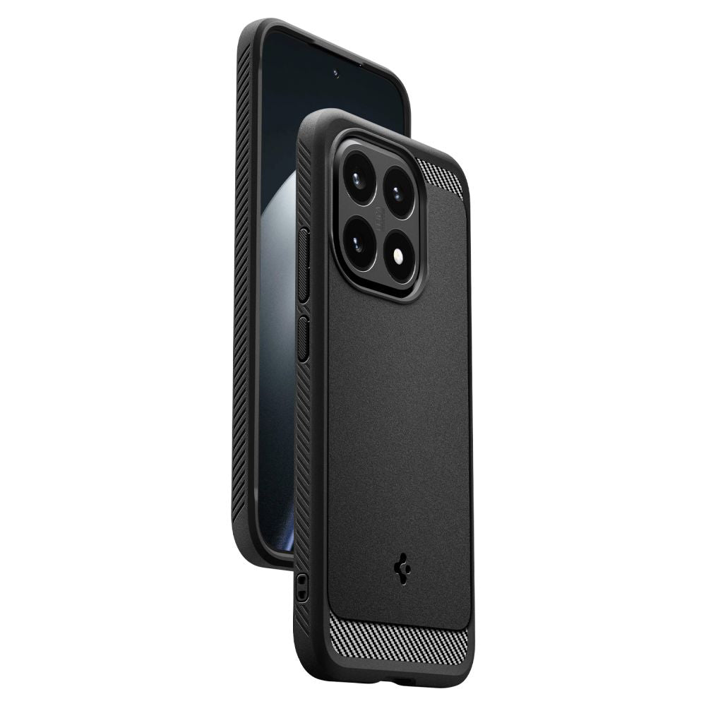 Suojakotelo Xiaomi 15T:lle, Spigen, Rugged Armor, Mattamusta ACS10459
