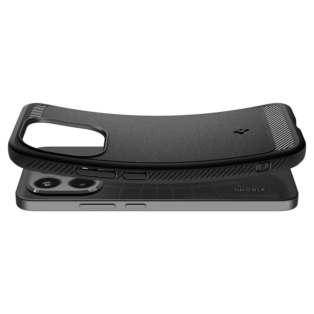 Suojakotelo Xiaomi 15T:lle, Spigen, Rugged Armor, Mattamusta ACS10459